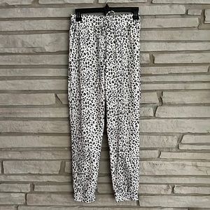 Cheetah print lounge joggers